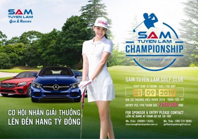Lịch trình giải SAM Tuyền Lâm Championship 2019